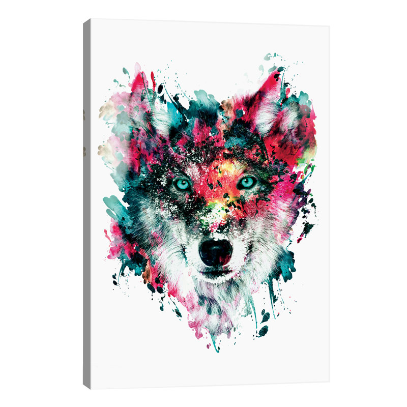 Wolf II by Riza Peker - Wrapped Canvas Print, 152.5 cm H x 101.5 cm W