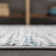 Asahn Loom Modern Strie' Gray/Turquoise Rug