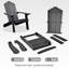 Chaise Adirondack légère en plastique Frea-766305386