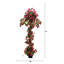 6 pi. Bougainvillée artificiel en spirale résistant aux rayons UV (intérieur / extérieur)-1041919002