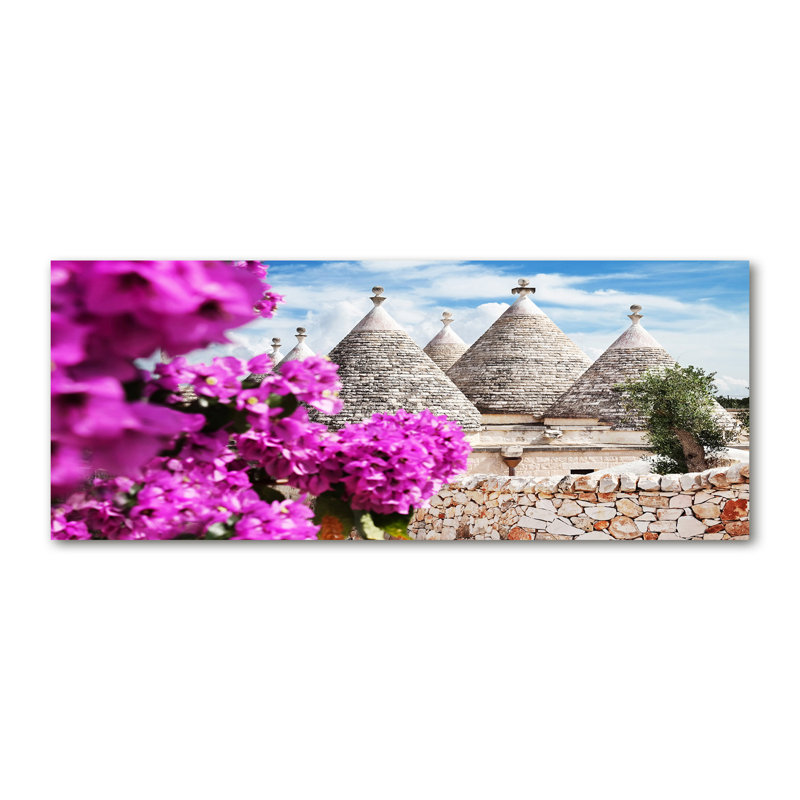 Trulli Houses - Wrapped Canvas Print