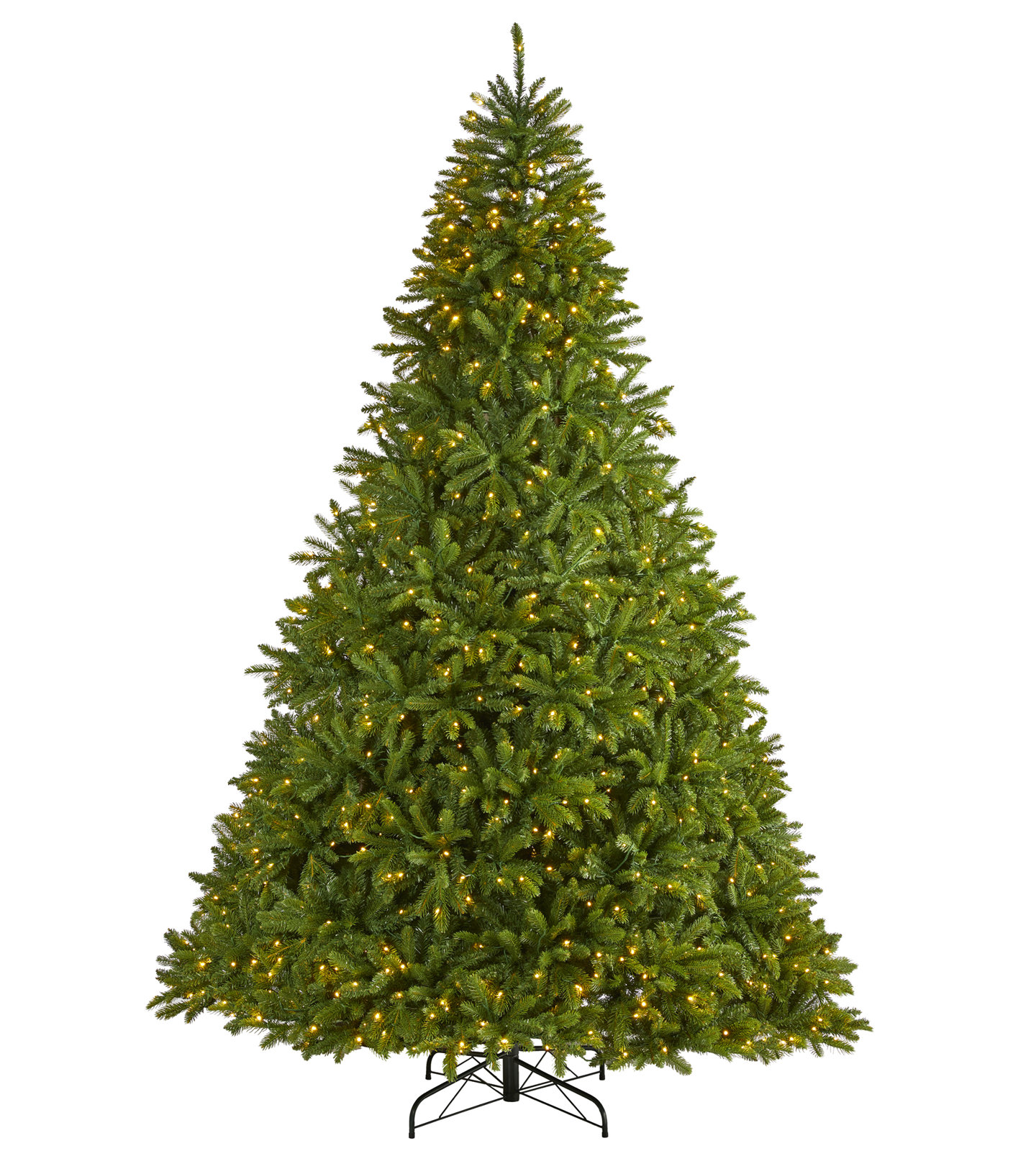 Lighted Artificial Christmas Tree, 9' H