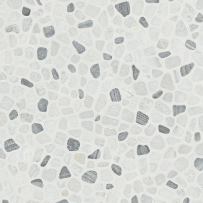 Marvella Pebble 12 in. x 12 in. Natural stone Mosaic Floor and Wall Tile