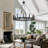 12 - Light Steel Dimmable Wagon Wheel Chandeliers-92397816