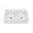 Farmhouse Sink Workstation - 33 Inch White Ceramic Double Bowl Farm Kitchen Sink
