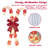 Christmas Candy Canes Tinsel Yard Light Decorations