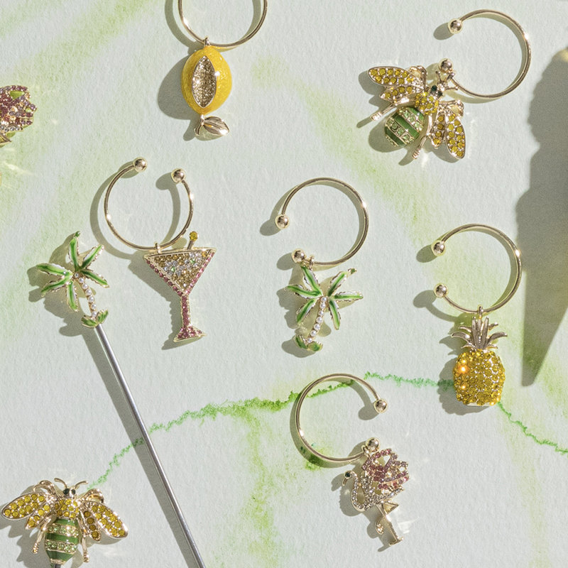 Tropical Wine Charm