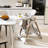Adjustable High Chair 0 - 6 Years, Silent Lockable Wheels, Easy Clean Design, Waterproof Seat, White Space Saving Foldable Seat With One Second Fold, Storage Bag, Ergonomic Shape,-920331366