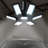 48W LED Garage Light With 6 Adjustable Panels, Flush Mount