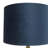 Ehrenberg Glass Ribbed Blue Table Lamp with Velvet Shade and Gold Accents-224650036