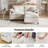 73'' Comfy L Shaped Sectional Modular Cloud Loveseat Sofa With Ottoman, Tool-free Easy Assembly Corduroy Couch For Small Space-1155185319