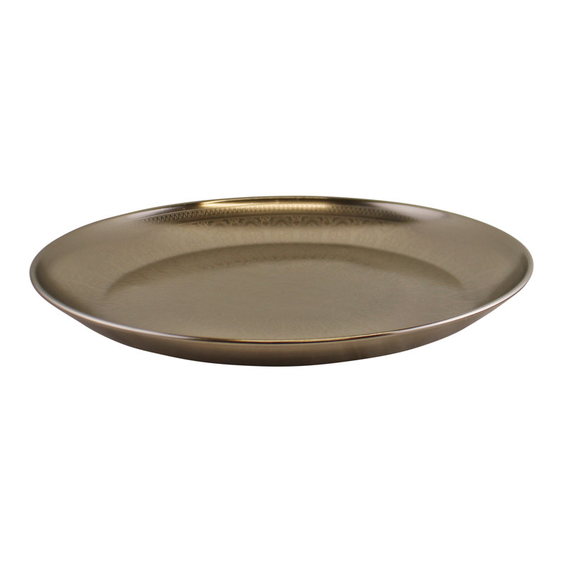 Gul Metal Tray, Silver