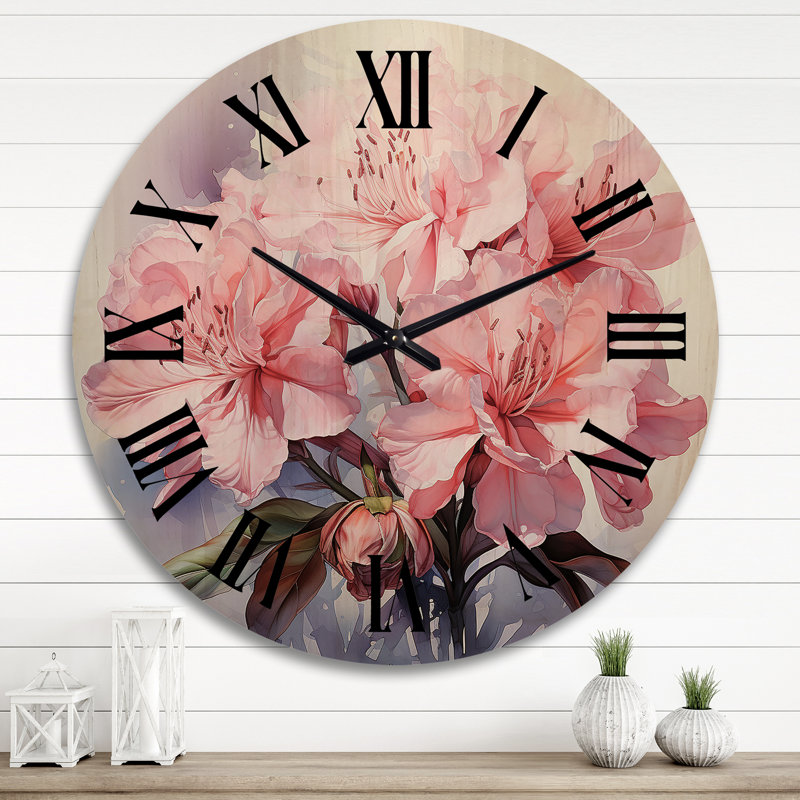 Horloge murale en bois massif nazrol, Très grand