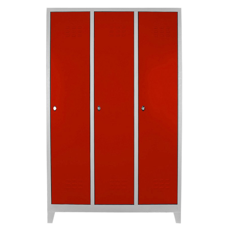 Armoire de rangement Locker, H 72,8 po x l 38,2 po x P 14,6 po, Rouge
