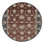 Machine Washable Overdyed Brown Area Rug