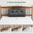 Comfort Wedge Pillow Headboard,  Soft Full Triangular Pillow, Reading Pillow, Backrest Cushion Headboard Gap Pillow For Back, Gray-125575958-132490660