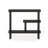 Slim Space Saving Storage Rack, Espresso/Black