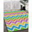 Tapis rose/bleu/vert à motifs Beacan-511944686