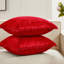 Housse de coussin réversible en velours Pom-poms (ensemble de 4)-111893156-111893169