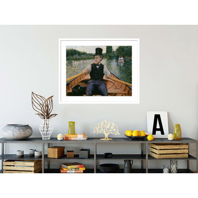 A Boating Party (Partie de bateau) by Gustave Caillebotte - Framed Giclee Print