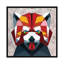 Redpanda, impression sur toile tendue-74878464-74878463-19561019