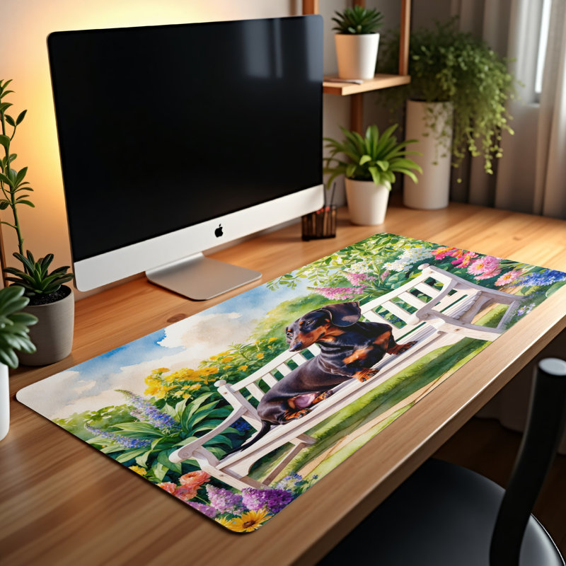 Polyester Desk Pad, 14.4x12.1
