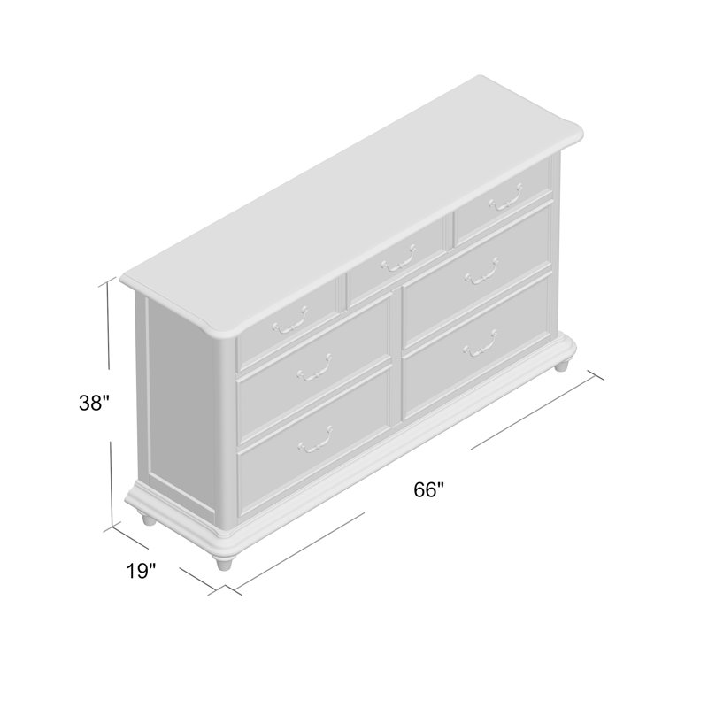 Commode 7 tiroirs Herolind
