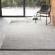 Adelia Hand Loomed Silk Area Rug in Oyster