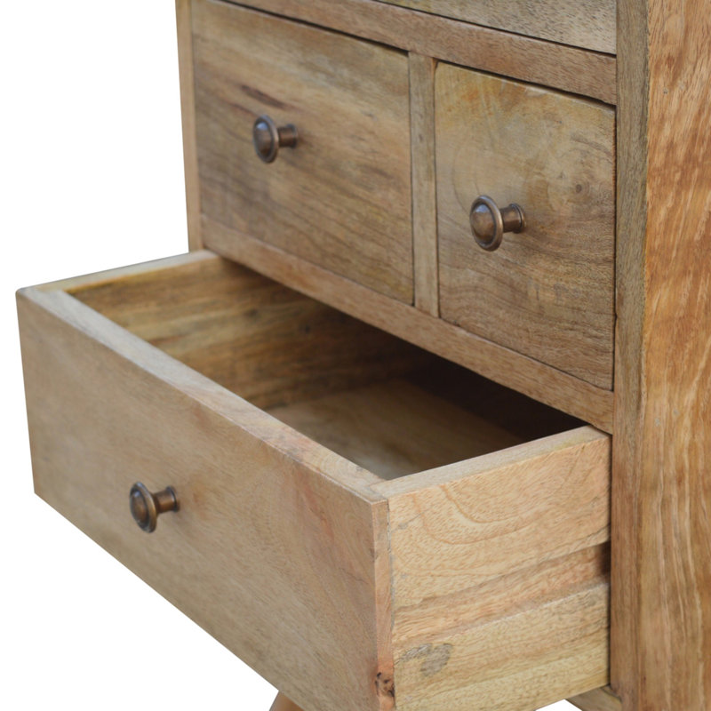36cm W Solid Wood Bedside Table