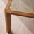 Simple Rectangular Rock Slab Oak Dining Table-778653683