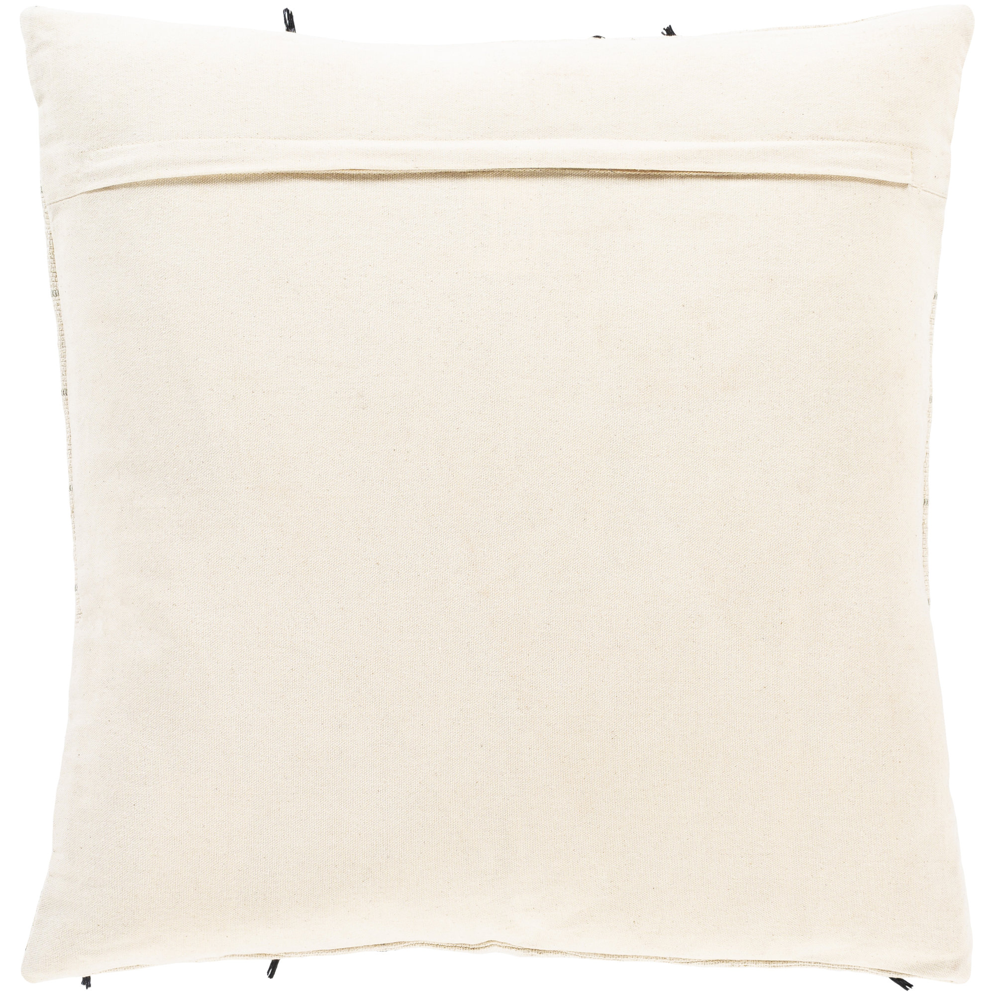 Santina Tassels Cotton Throw Pillow, 18" x 18", Down