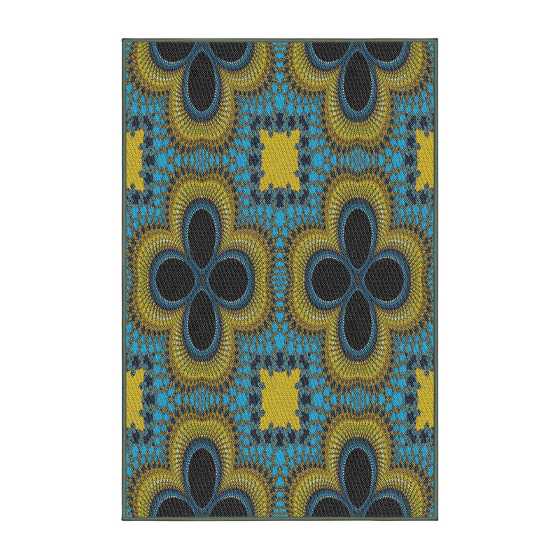 Geometric Indoor Rug, Rectangle 3' x 5'