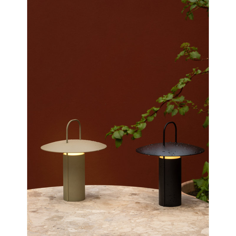 Ray LED Table Lamp, Dusty Green