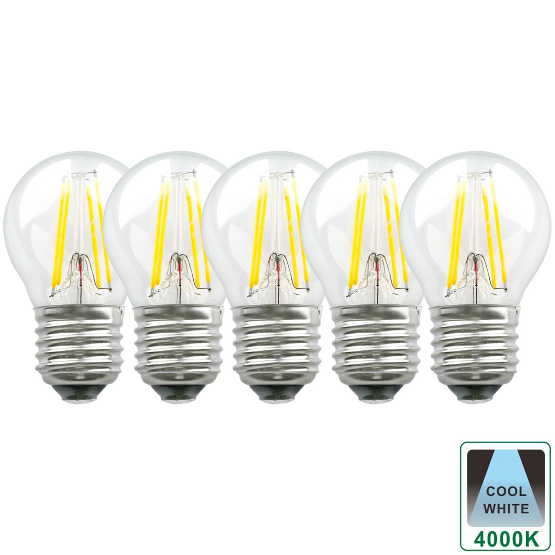 5W E27 Dimmable LED Vintage Edison Globe Light Bulb