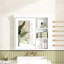 Armoire de rangement murale pour miroir de salle de bain 30 po x 28 po - Élégante et pratique