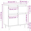 Isa Iron 2 - Door Rectangle Accent Cabinet-1249489298