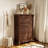 Helmick Farmhouse 6 Drawers Dresser Wood Rustic Dresser Chest of Drawers with 2 Size Drawers for Bedroom, Living Room-95008859