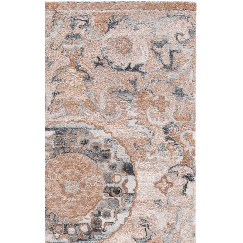 Sidea Tufted Performance Performance Oriental Rug, Rectangle 4' x 6'