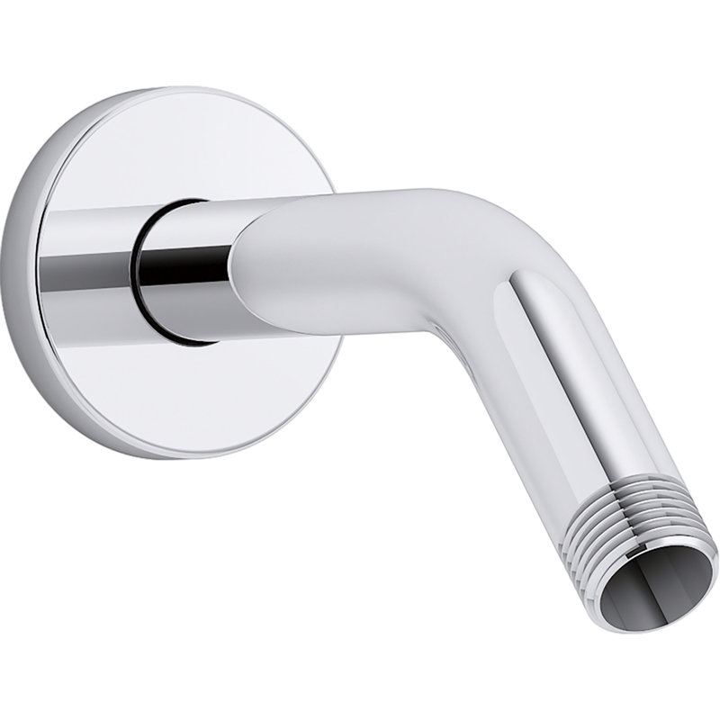 Statement Shower Arm And Flange, Polished Chrome
