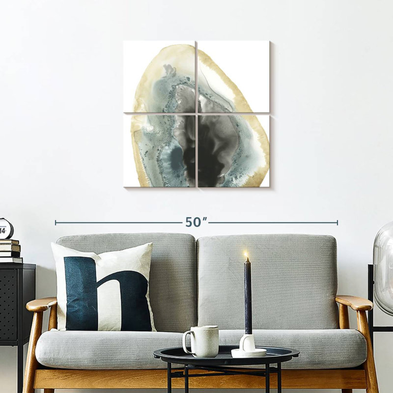 Cropped Geodes III, 26" H x 26" W