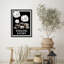 Minimal Dice and Chips Lucky Quote Framed Wall Art Prints - Dice and chips with “Feeling Lucky”, for office or game room-125211814-125211810