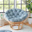 Coussin de siège d'intérieur texturé Papasan-46935569-46935568