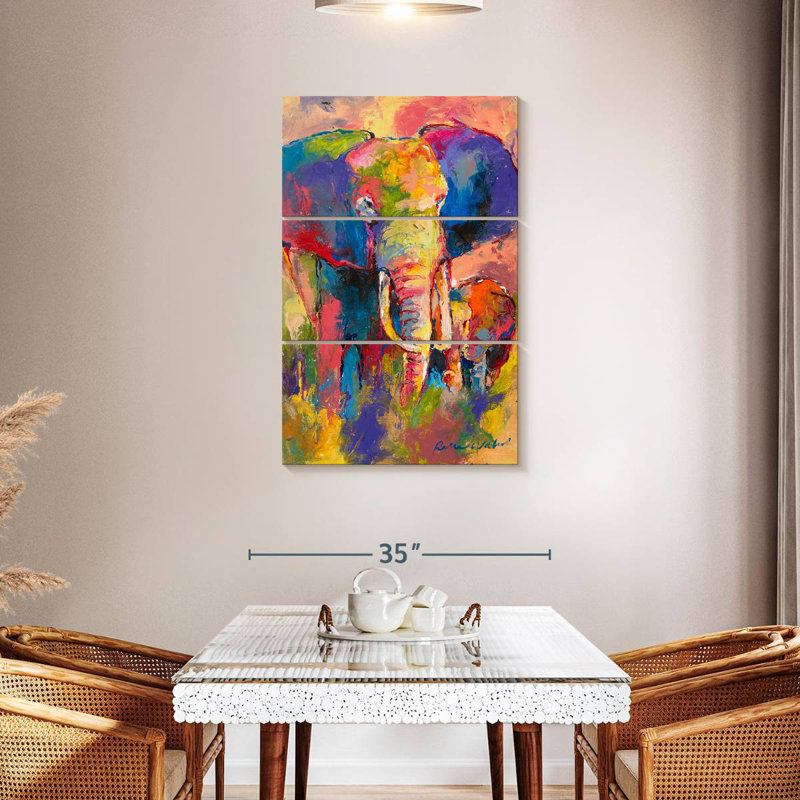 Brampt Elephant I, 65" H x 42" W