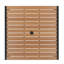 Table de patio carrée en faux teck de 35 po Saville-198950315