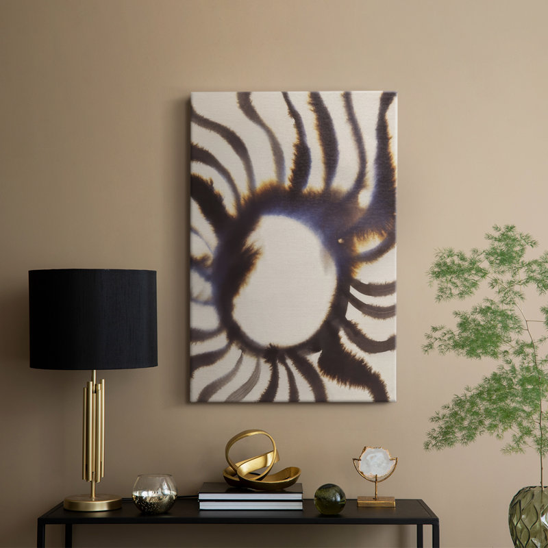 Inky Rays I - galerie sur mesure, H 18 po x l 12 po