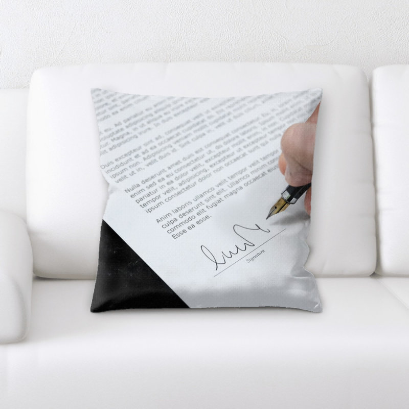 Microsuede Throw Pillow