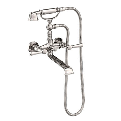 Metropole Wall Mount Exposed Tub & Hand Shower Set