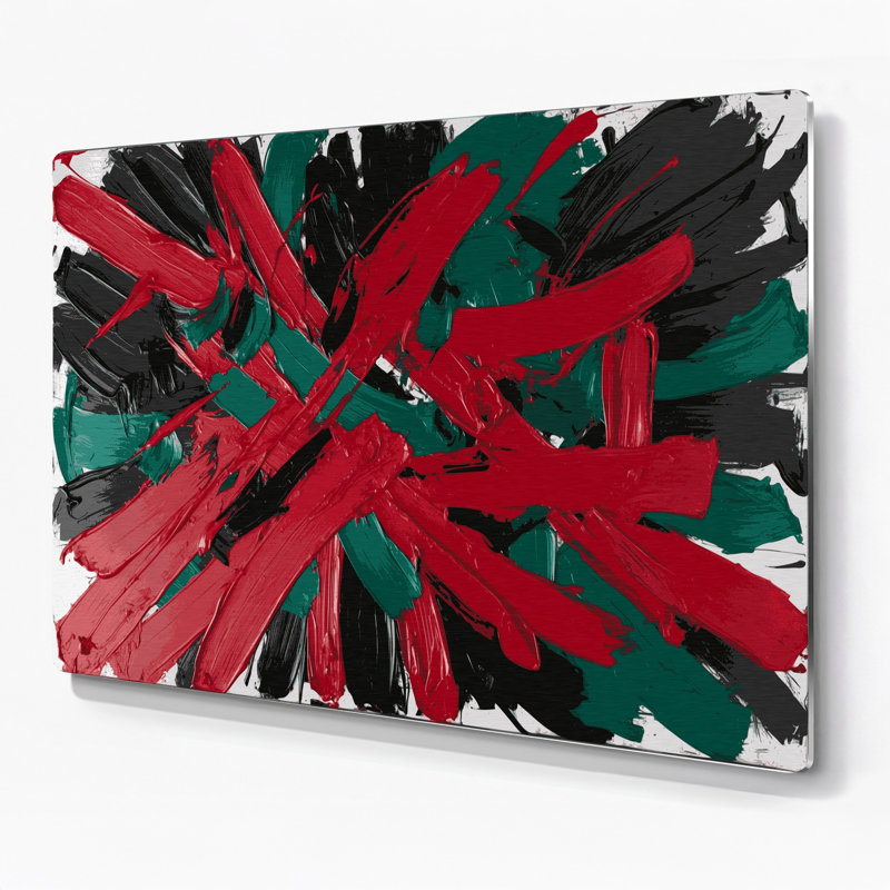 Art mural en métal Neo Expressionism 37, H 20 po x l 24 po x P 0,05 po