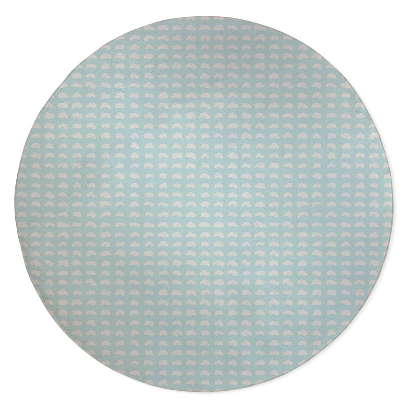 Gio Non-Slip Outdoor Rug, Round 5'