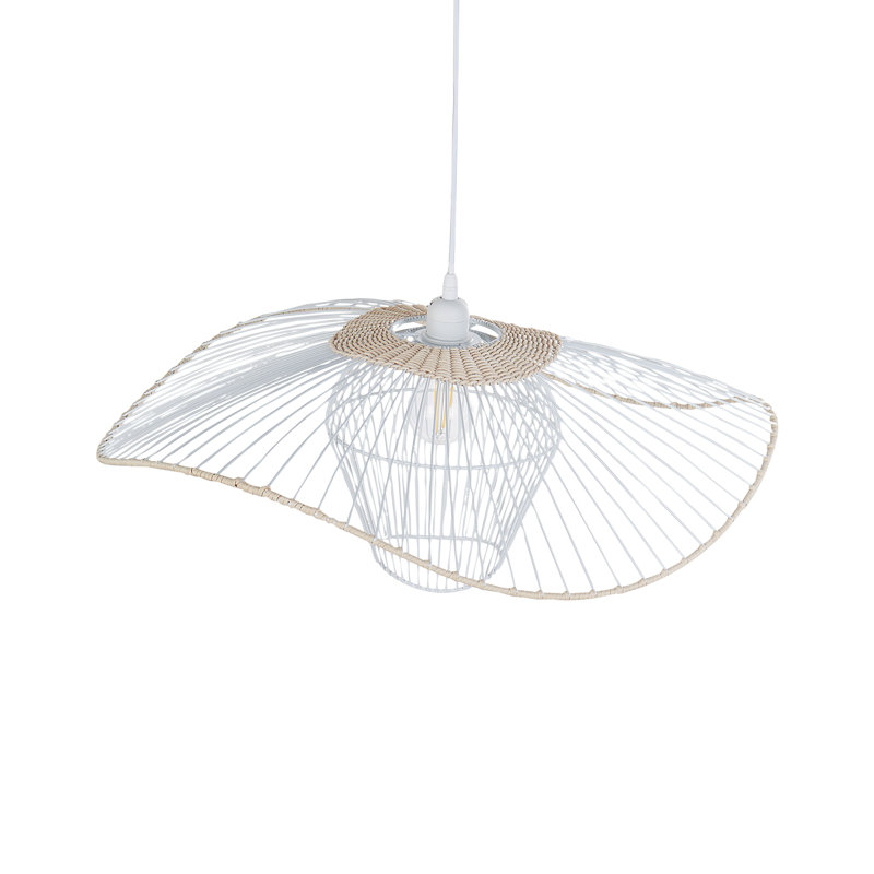 Ameriyah 1 - Light Unique/Statement Pendant, White 